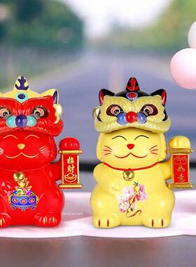 Lucky Cats Decoration Cute White Beckoning Cat Welcoming Cat