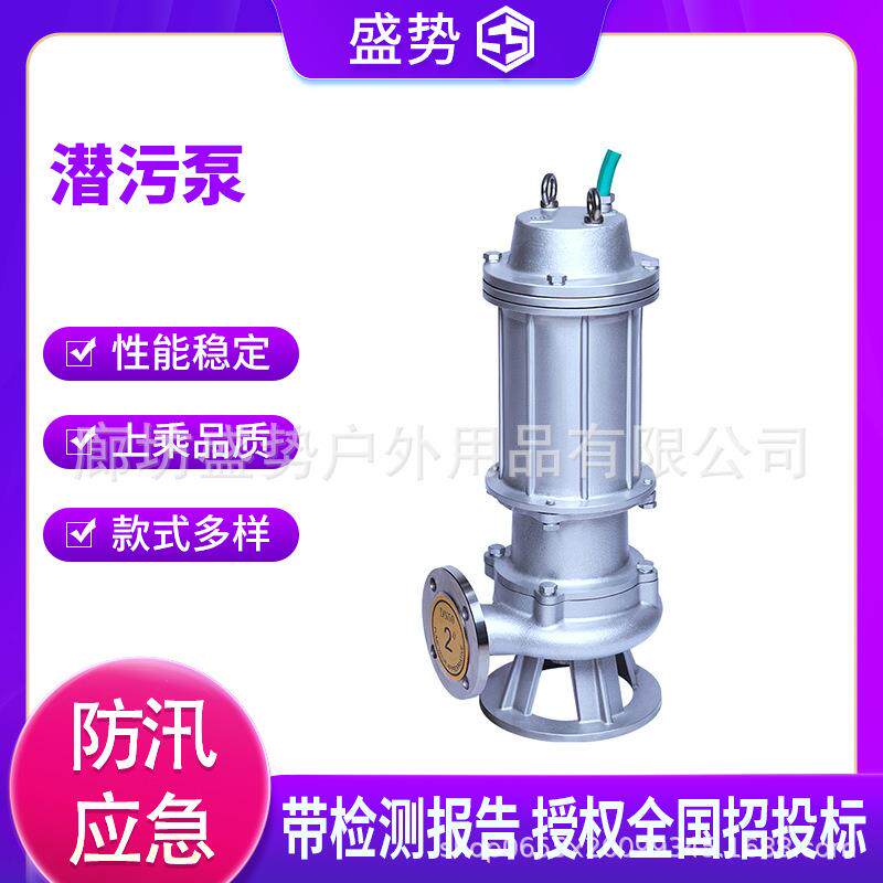 万亿国债高扬程污水处理泵大流量无堵塞排污泵