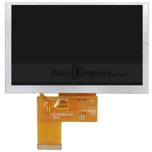 IPS全视角5寸高亮度TFT彩色液晶显示屏/800x480点阵/可配触摸屏