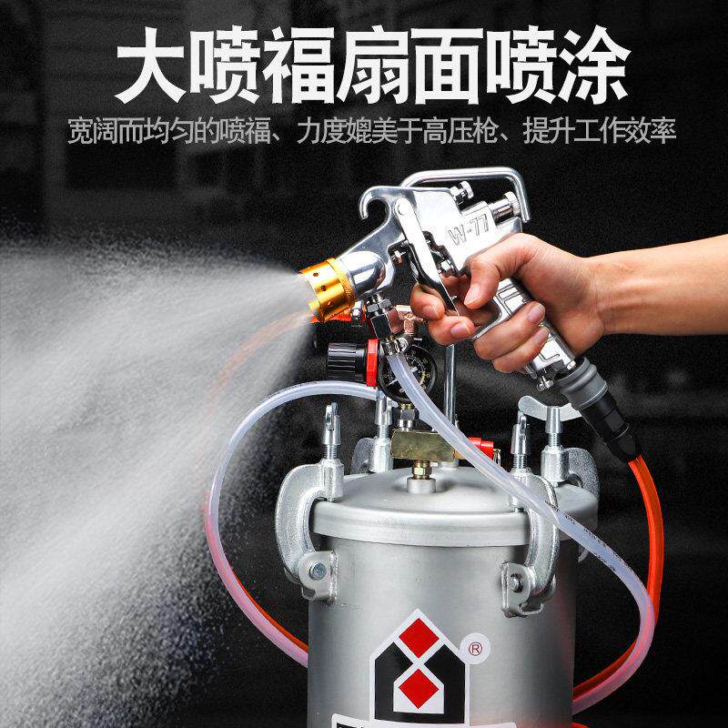 砂包漆水多492彩水漆喷枪油漆大理石乳胶气动喷涂机涂料包喷抢压