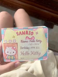 驾驶证件套helloKitty卡包证件收纳可爱摩托行驶证驾照皮套多卡位