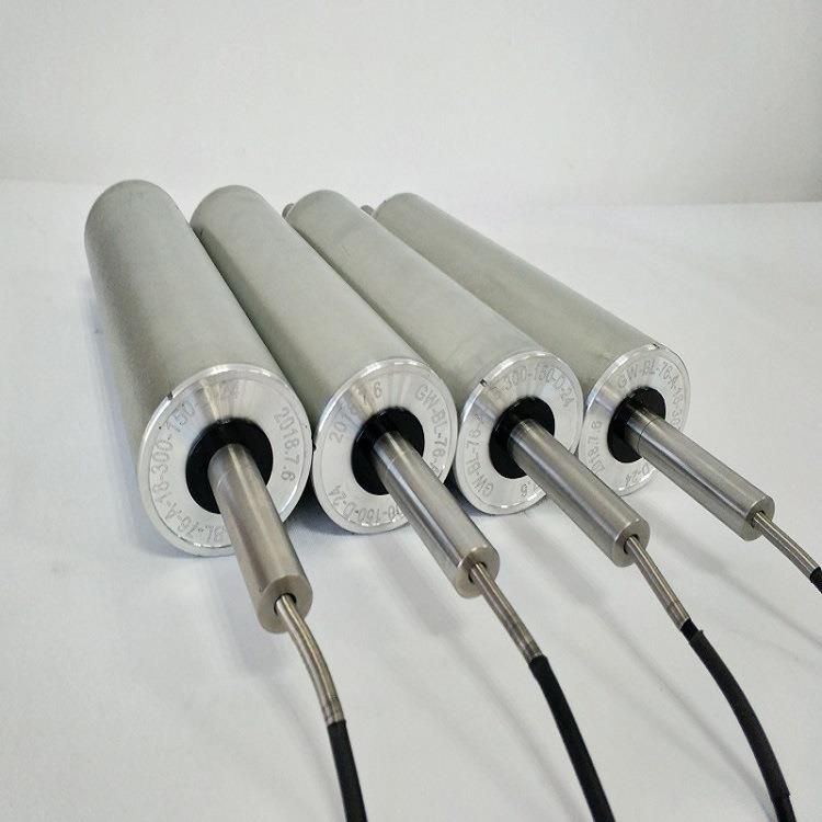 格瓦67电动滚筒50W~800W光伏电池板清洗机器人防水毛刷动力滚筒
