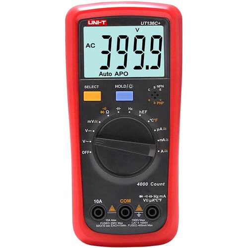 优利德掌上型自9动量程万用表UT36B+ UT3136C1UNI－T/+ UT3C+ UT9