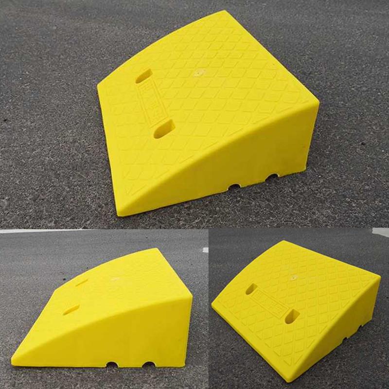 缓冲块车6cm垫槛高5汽cm塑料斜坡三角车轮减速门口EDH垫块路沿门