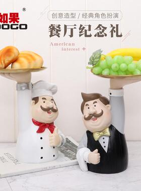 如果美式玄关钥匙收纳摆件托盘创意客厅餐厅水果置物架家居装饰品