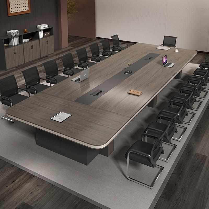 办公家具大会议桌长桌简约现代长条培训桌洽谈长方形办公桌椅组合