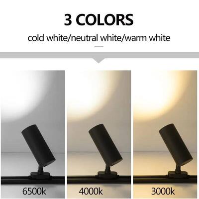 Track Light LED Ceiling Spot Lights COB Full Set 220V Rail L