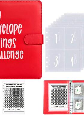 跨境Money Saving Challenge A5 Money Saver Budget Binder