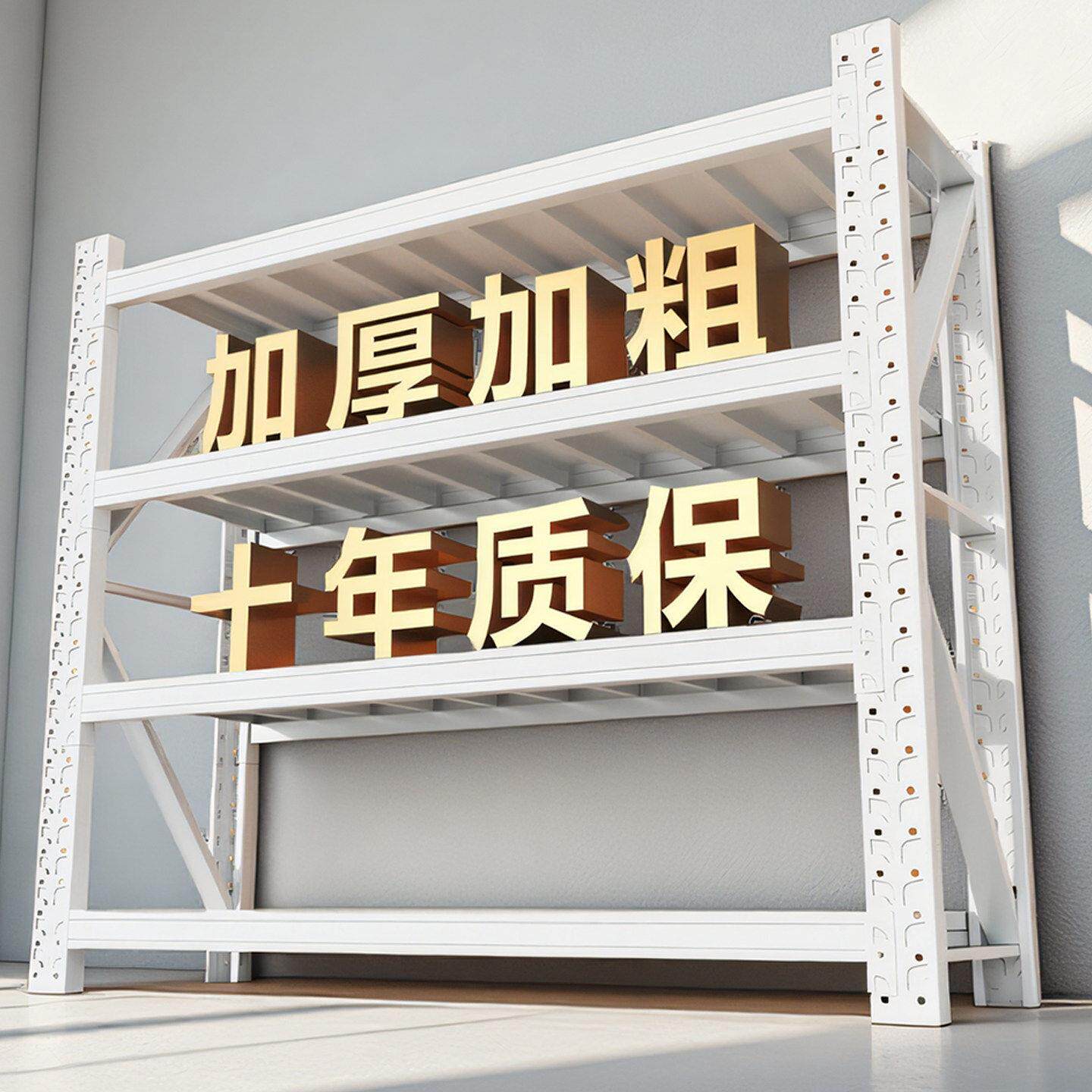仓储货架多层置物架超强承重仓库重型货物架快递储物架家用铁架子