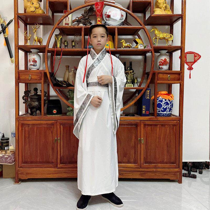 儿童古装男童刘备诸葛亮古装汉服三国演义古装童装六一儿童演出服