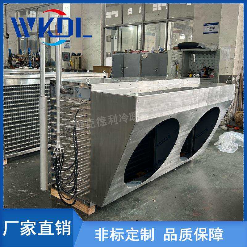 维克德利吊顶式侧吹风冷风机向下吹风轴流风机水冲霜不锈钢风筒