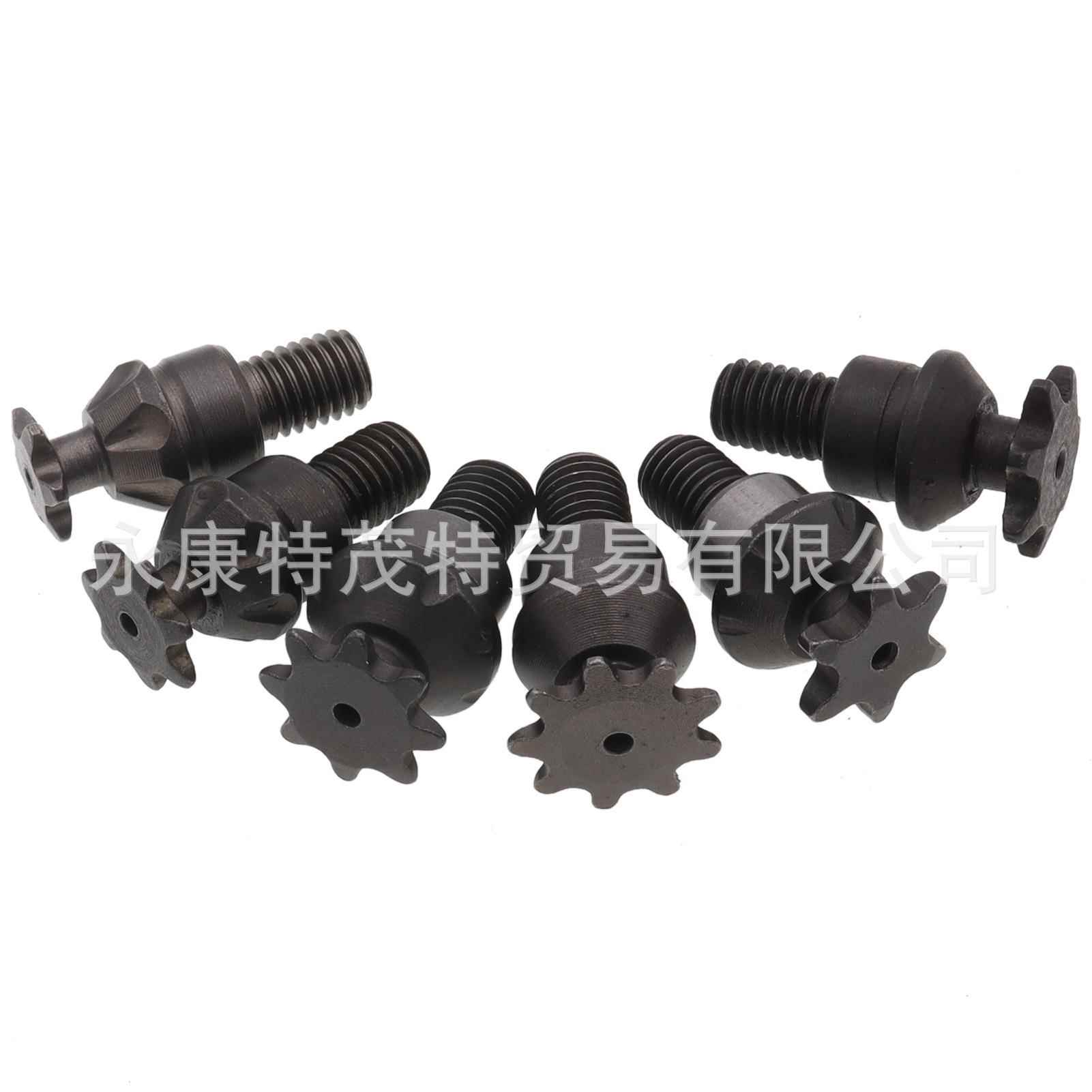 迷你摩托车49CC小跑车四轮齿轮箱链轮小飞传动轮T8F 25H 6齿 7齿