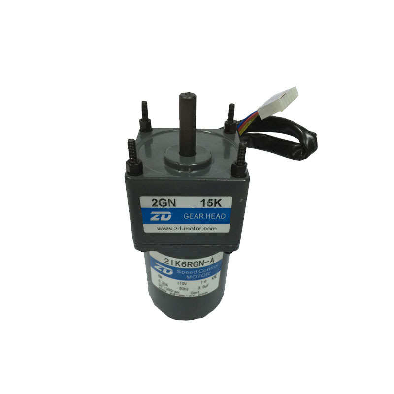 ZD中大力德电机110V 220V 6W 10W调速减速马达 配3-200比可选