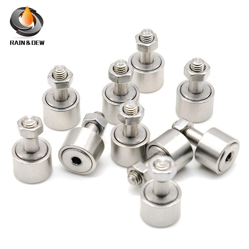 厂家直供CF5/KR13凸轮轴承304不锈钢M5*13*23螺栓型滚轮滚针轴承