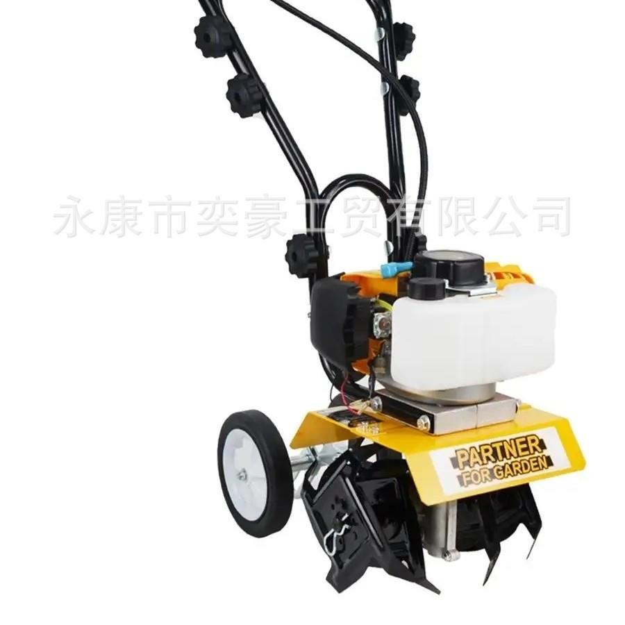 小型微耕机农机用地耕翻土VBV机迷你微耕机功多能家用旋耕农业机