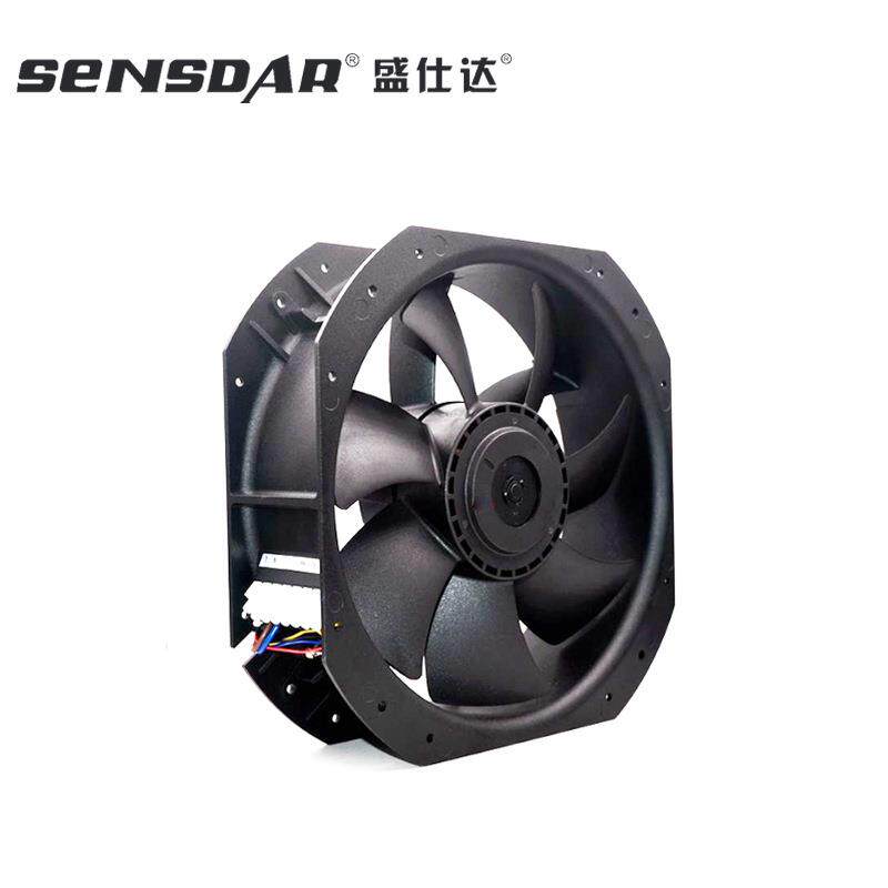 DC24V48V28080排气扇工业机柜充电桩散热风扇轴流风机静音设计