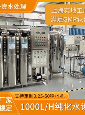 1000升纯化水设备生物制药制剂EDI超纯化水机GMP纯化水机
