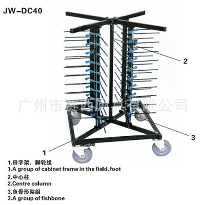 普飞碟盘车80盘移动式盘车运餐车运碟车收餐车厨房传菜车JW-DC80