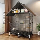 鹦鹉笼子豪华别墅家用虎皮玄凤画 画眉繁殖笼横丝珍珠八哥专用鸟