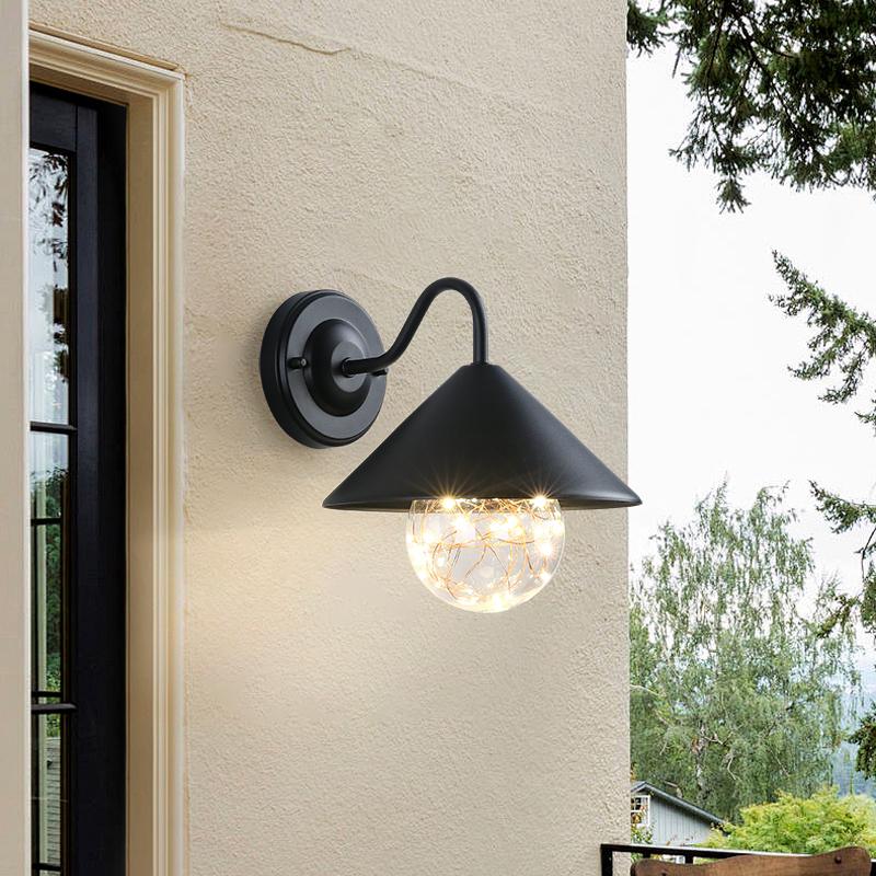 led户外壁灯防水防潮室外墙壁灯庭院过道楼梯厕所浴室超亮阳台灯