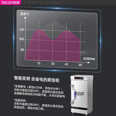 饭乐创l馒econ蒸饭柜蒸车蒸箱商用蒸包炉头LPDA炉微电脑款C-J-ZFW