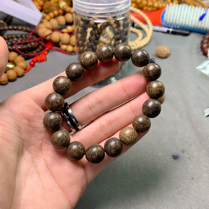 26号 保真 芽庄花奇楠 12mm单圈