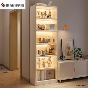 化妆品展示柜简约美容产品陈列柜货架美甲理发店样品展柜置物架