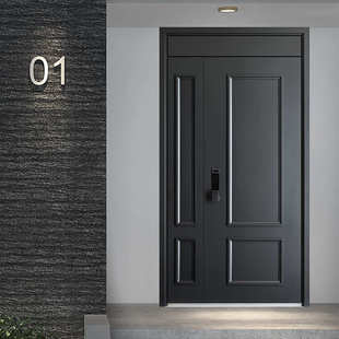 盾单门邦家用式厂家智能门户门圣甲级门法入防盗门轻进鼎户奢子母