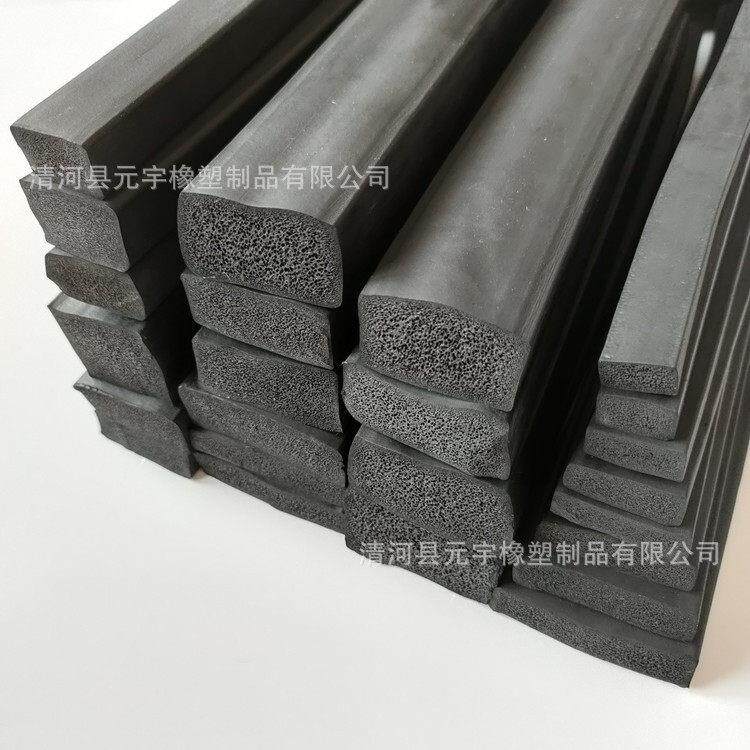 三元乙丙发泡条船用方型密封条EPDM橡胶条机械密封条电柜箱密封条