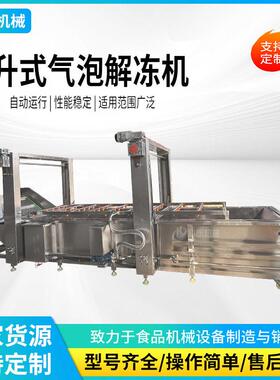 提升式解冻机定制厂家中小型调理品厂冷冻鸡翅鸭头鸭掌解冻设备
