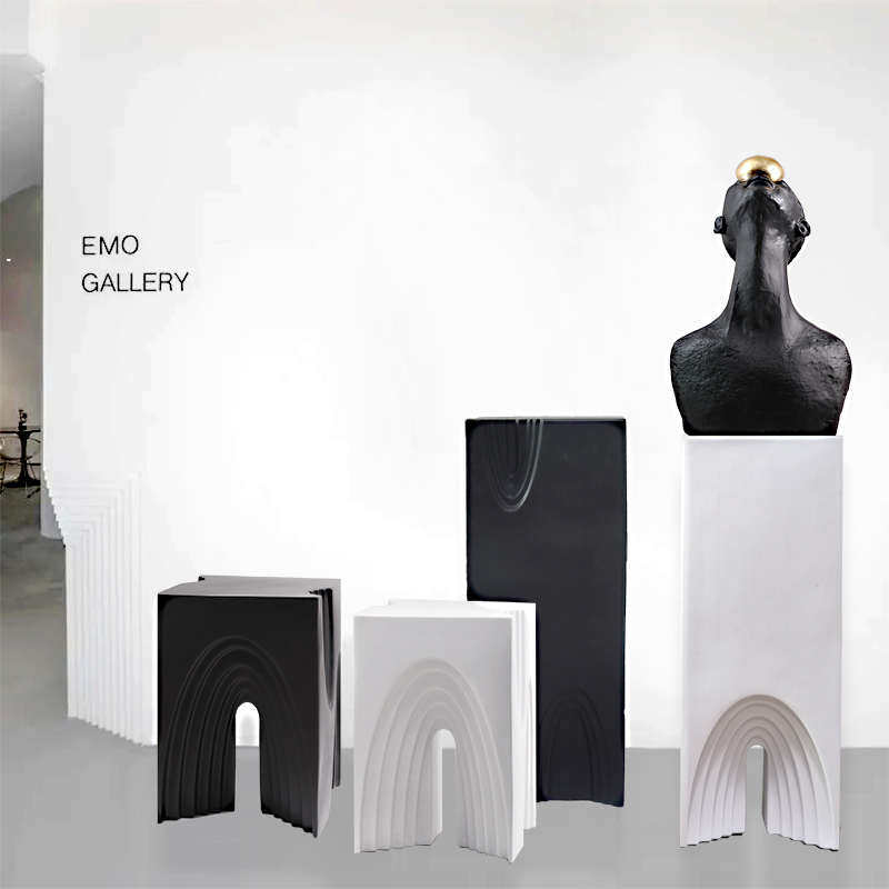 服装店橱窗装饰摆台人像雕塑落地展台增高摆设台几何底座模特地台,家居饰品,落地摆件,淘宝优惠券,粉丝福利购,淘宝优惠卷