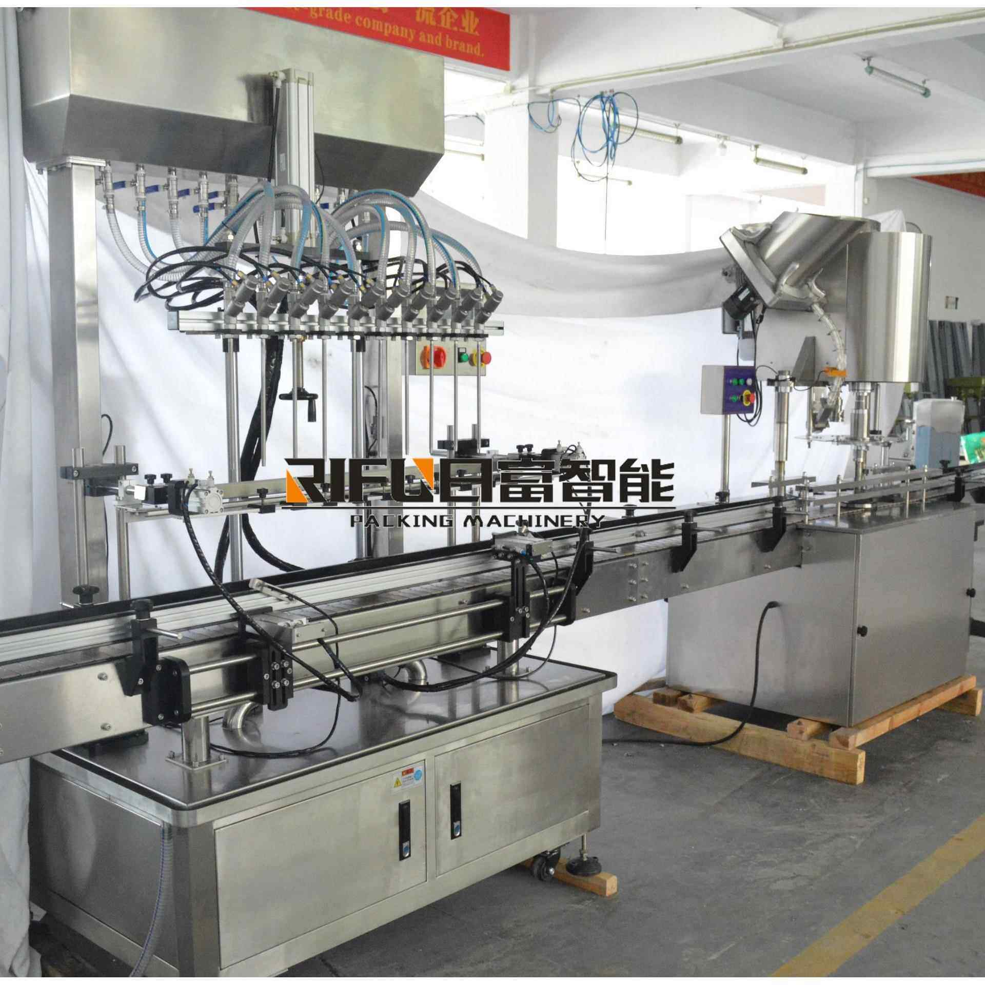 全自动玻璃瓶饮料红白酒灌装生产线 果汁清酒扎盖生产线