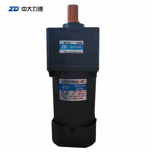 ZD 中大200W交流调速减速电机马达220V电压 6IK200RGU-CF/6GU30K