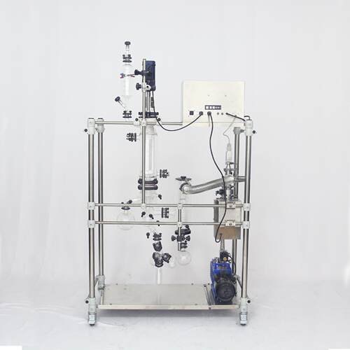 供应薄膜蒸发器短程分子蒸馏设备分子蒸馏适应于高沸点