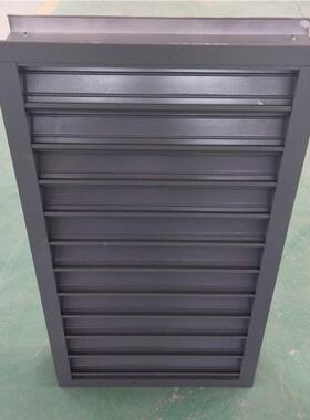 060*20齐mm单百层双层手动调节防雨百叶窗6电厂双层铝合金电动叶