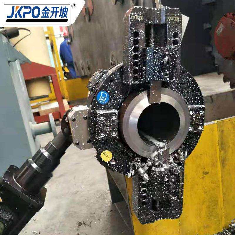 自动外卡切割管口道坡口机式管道切割坡133口一体机卡外钳式坡机