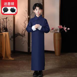 正品相声大褂儿演半出服快板服装说童书人同三句马褂长衫六一款表