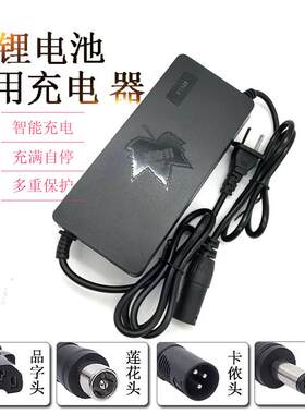 电动车锂电池充电器12V24V36V48V60V佳奉美充电器2A3A4A5A卡农头
