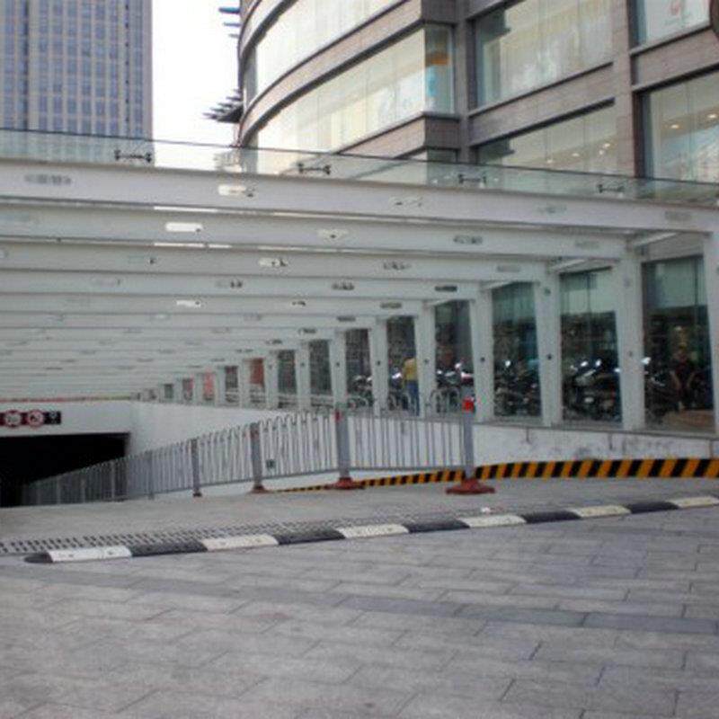 厂家地下停车场出入口雨棚膜结构阳光房定制