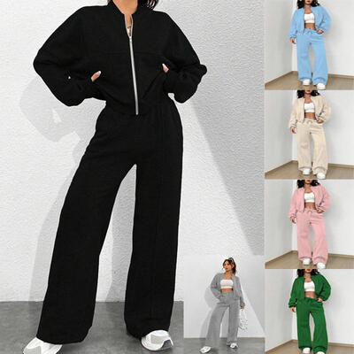 Two cardigans with elastic zipper, two sets for women