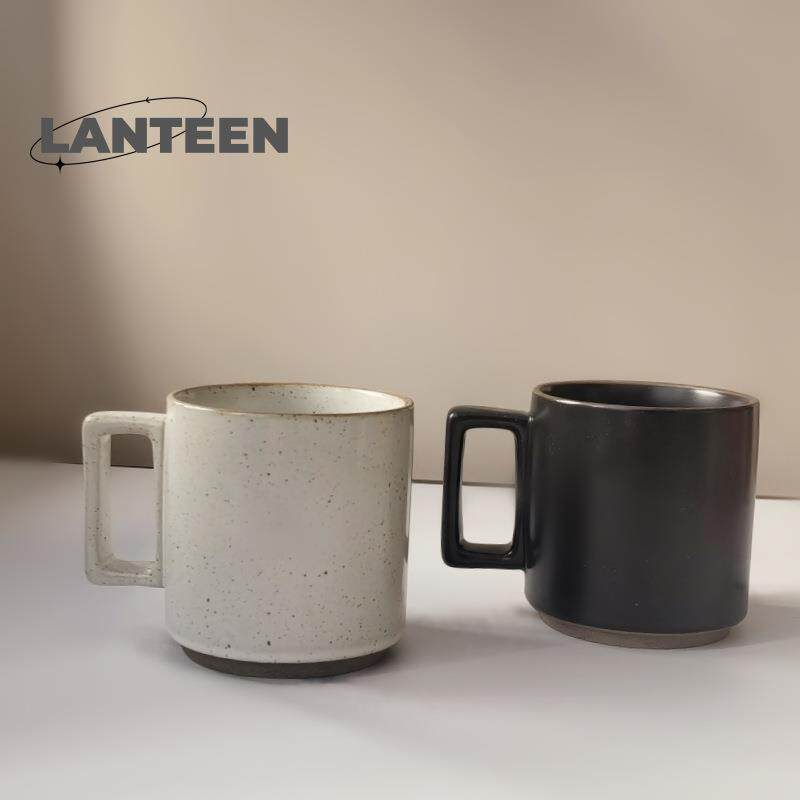 创意可爱儿童牛奶早餐杯子男生女生情侣高颜值带盖勺马克杯陶瓷杯