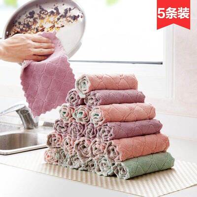 This Chinese text is describing a type of kitchen cloth. Her