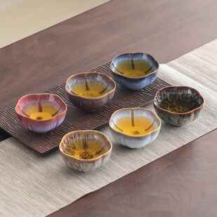 女士个人专用茶杯窑变陶瓷茶盏建盏功夫大主人杯单杯茶具茶碗品茗