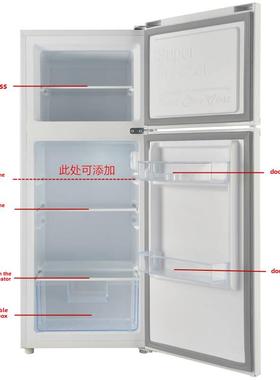 适用TCL冰箱冷藏室玻璃隔板抽屉门搁架BCD-118KA9/118KF1/120C