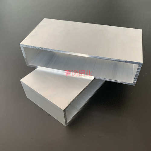 铝方管 铝方通50x200x5mm厚铝合金方管型材 铝合金方通 矩形方通