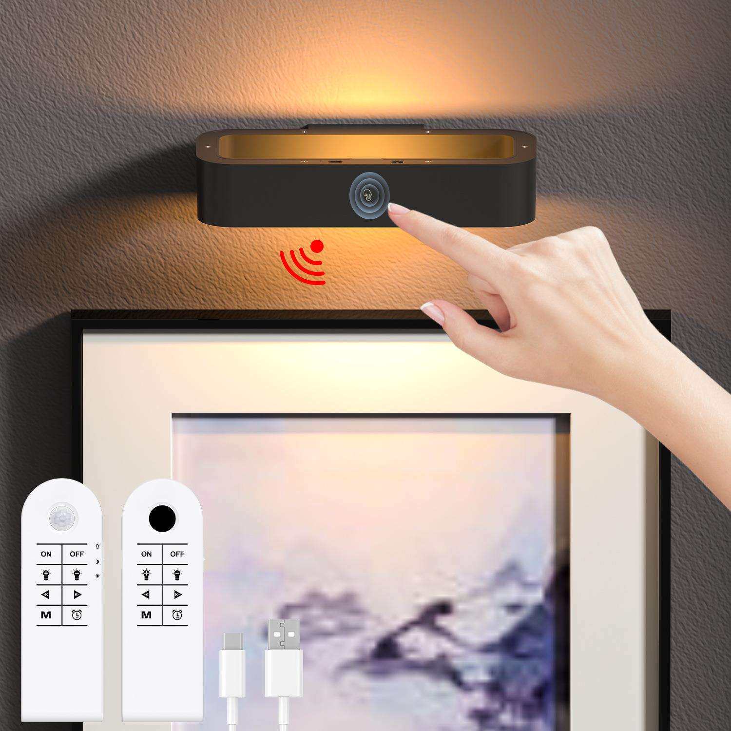 现代简约户外防水led壁灯酒店创意过道楼梯走廊工程床头感应灯