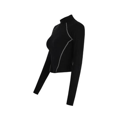 高档Aria休女闲瑜伽装上衣跑子秋冬步健身服装普拉服提训练服装运