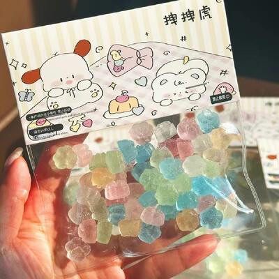 Taba Healing Kawaii Color Macaron Mini Cat Paw Squeeze Fidg