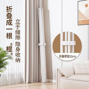 晾衣架落地折叠加厚加粗晒衣服架子家用室内阳台简易伸缩晾衣架子