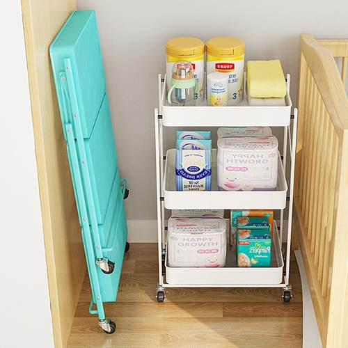 源头免工厂室安装可移动小推架车置ZAB物架浴折叠家用婴儿房收纳